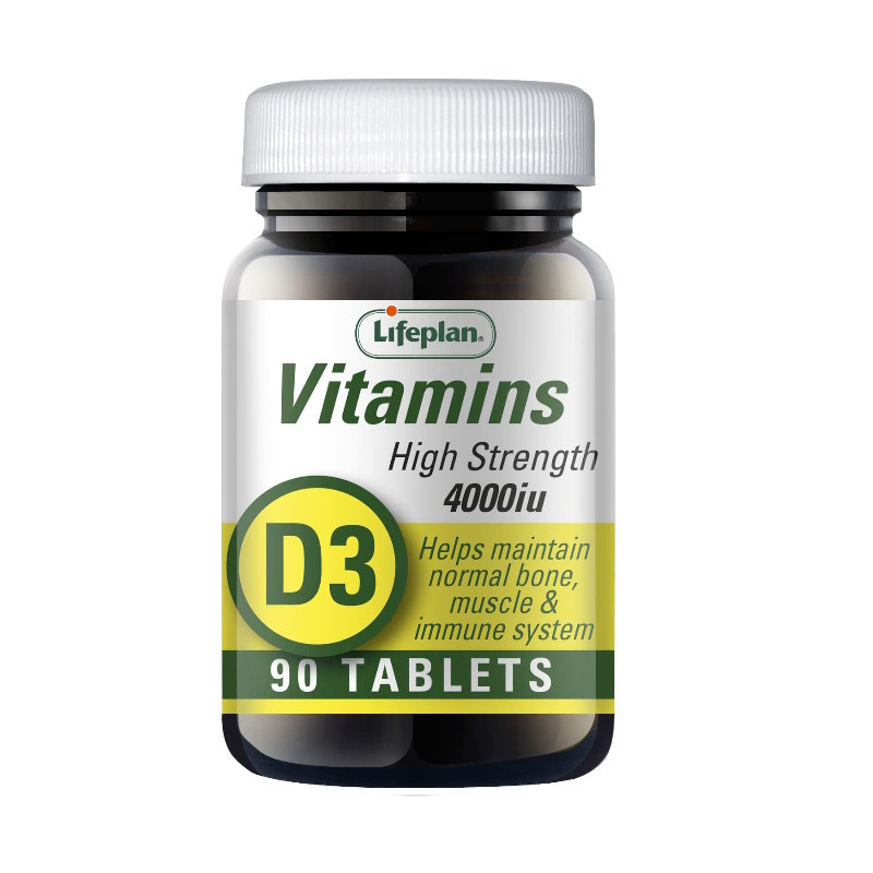Vitaminas D3 4000 TV Lifeplan, 90 tablečių