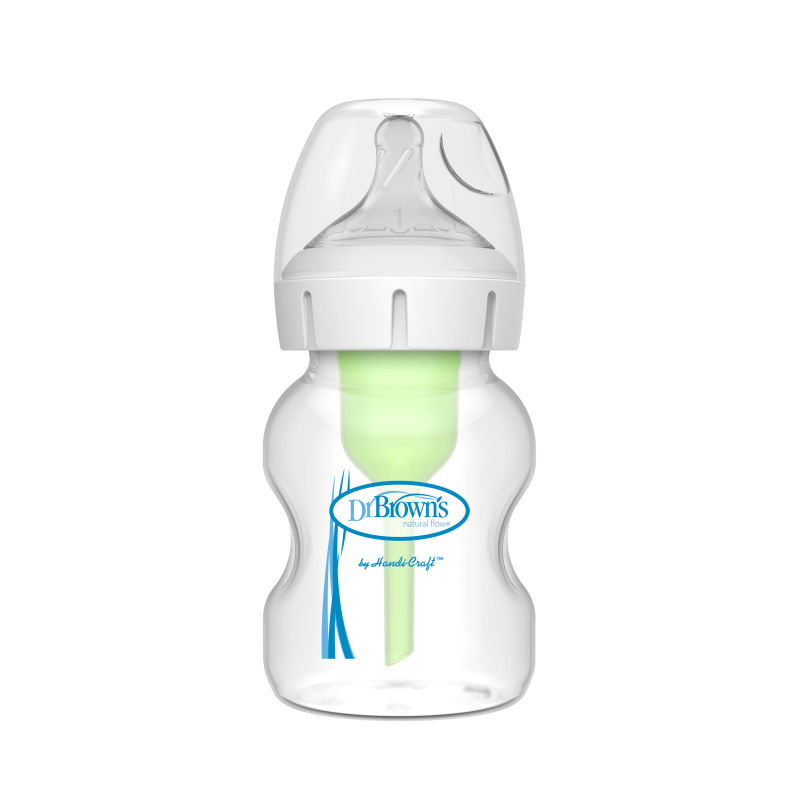 DR.BROWN'S plastikinis buteliukas OPTIONS+ plačiu kakleliu, 150ml