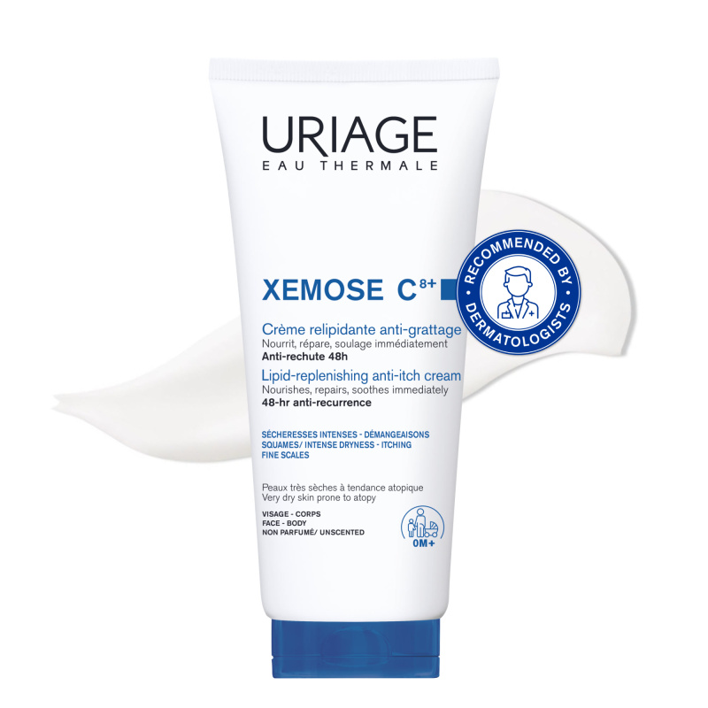 URIAGE, XEMOSE C8+ universalus minkštinamasis kremas, 200ml