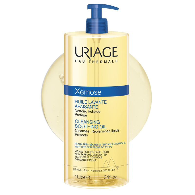 Uriage Xemose Huile eļļas mazgāšanās līdzeklis 1 l