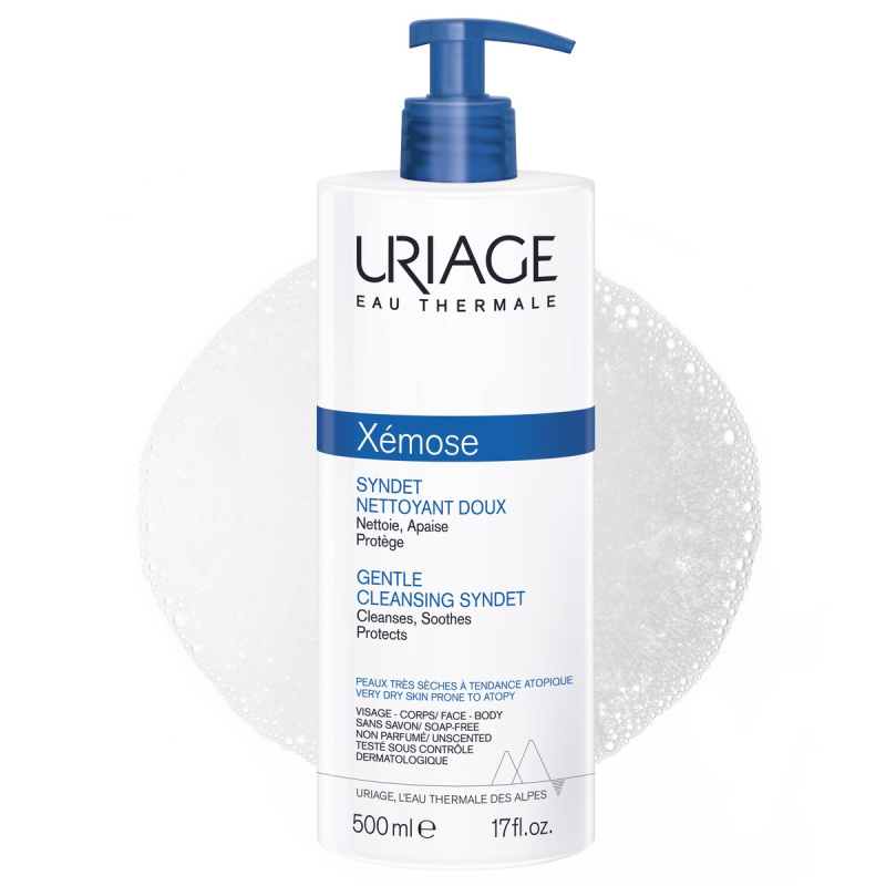 URIAGE, XEMOSE prausiklis itin sausai odai, 500ml