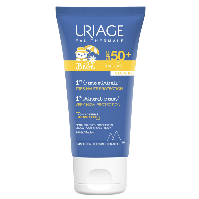 URIAGE, BABY 1ERE kremas Minerale SPF50+, kūdikiams ir vaikams, 50ml