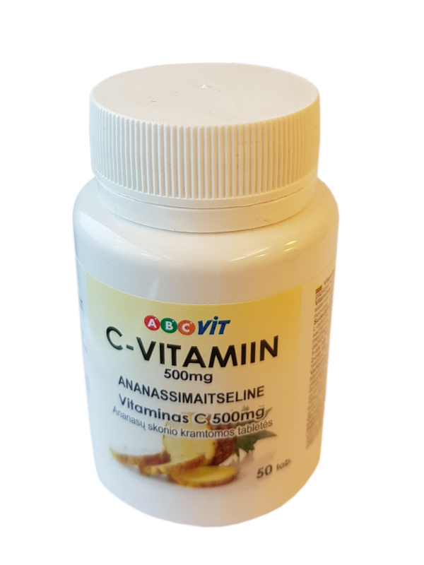 Витамин С 500 мг таб. N50 (ABC Vit), со вкусом ананаса