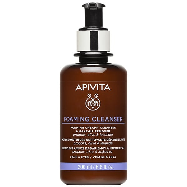 APIVITA, putos veido ir akių makiažui valyti, 200ml