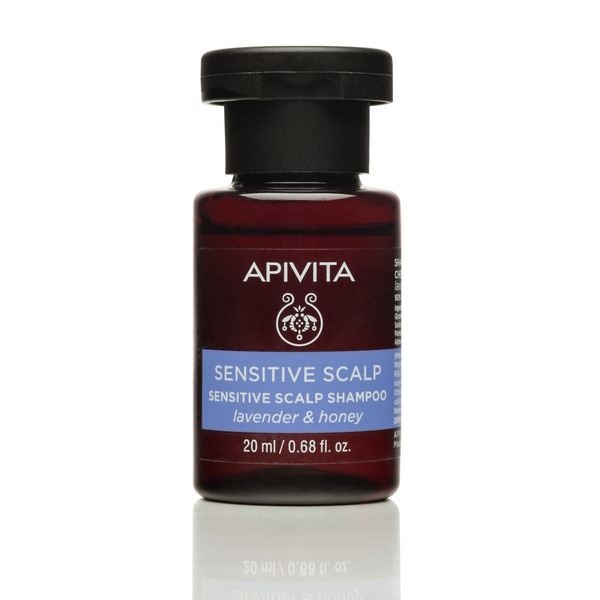 Mėg. APIVITA Šampūnas, jautriai galvos odai, 20ml
