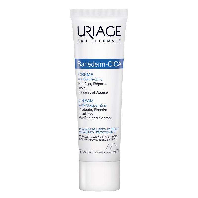 URIAGE, BARIEDERM CICA kremas su variu ir cinku, 15ml