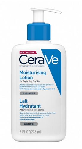 CERAVE, mitrinošs losjons sausai ādai, 236 ml