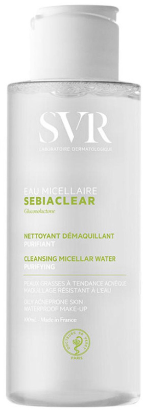 SVR, SEBIACLEAR micelinis vanduo, 100ml