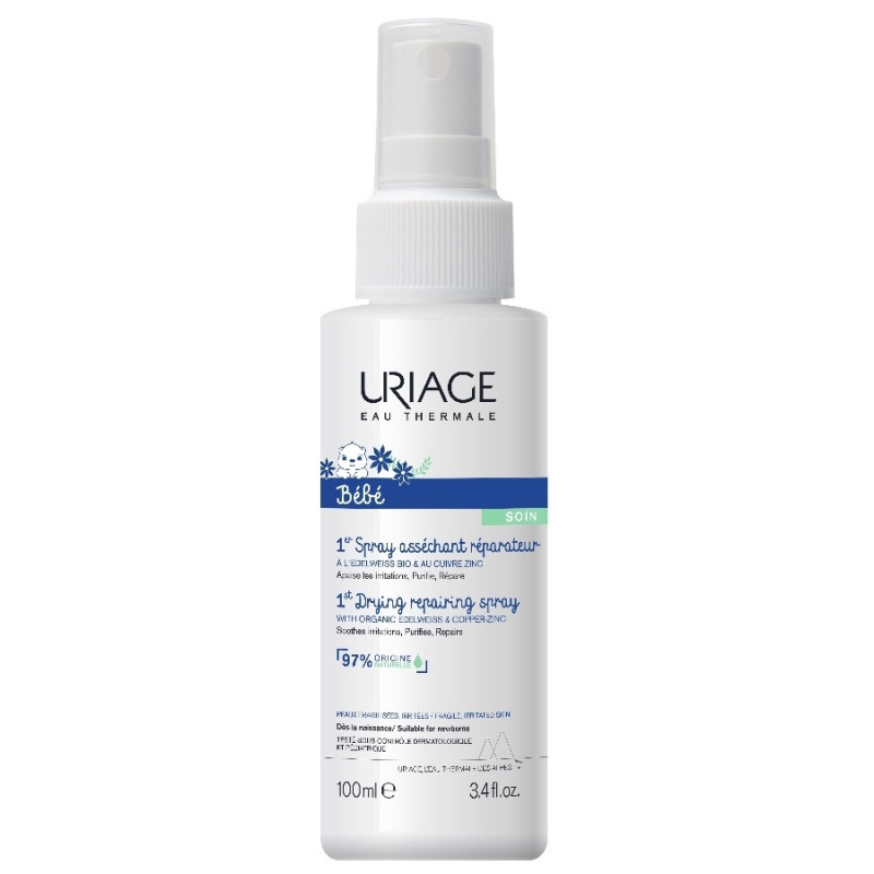URIAGE, BABY purškalas su Cu-Zn, 100ml