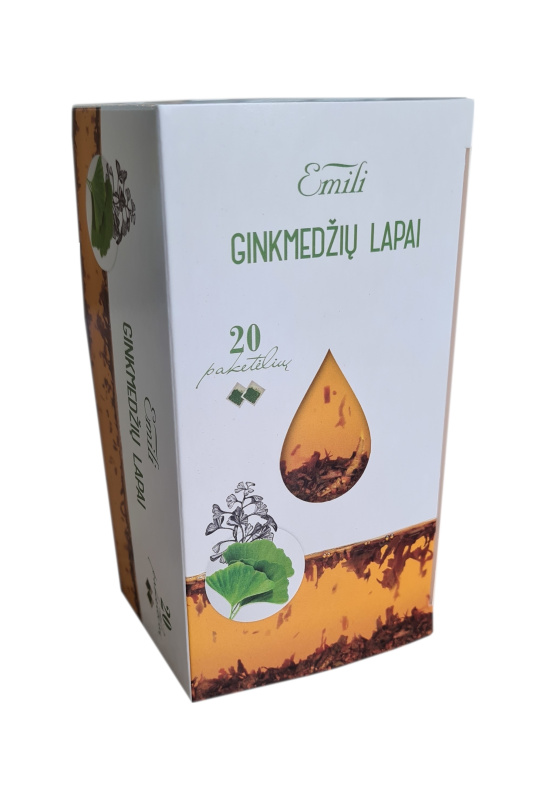 Ginkgo biloba lehed (f. Ginkgo) 1,5g N20 Emili