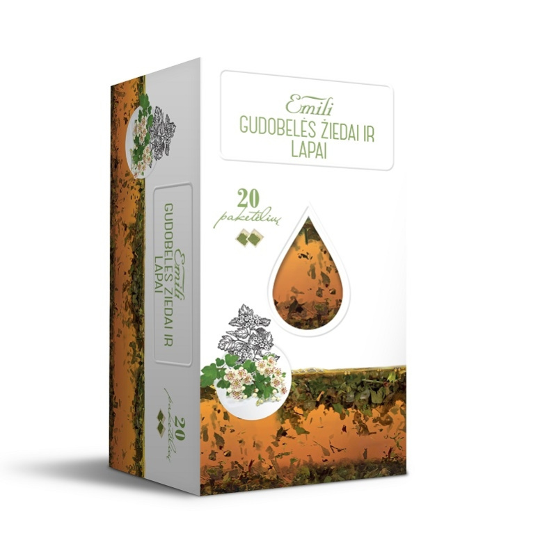 Gudobelės žiedai ir lapai (Crataegi fol. cum annulos) 1,5g N20 Emili