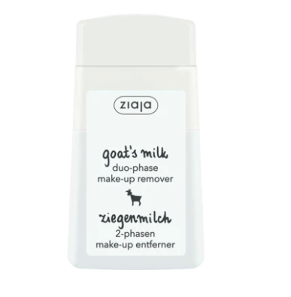 ZIAJA, vuohenmaitoa sisältävä silmä- ja huulimeikinpoistoaine vedenkestävälle meikille, 120ml