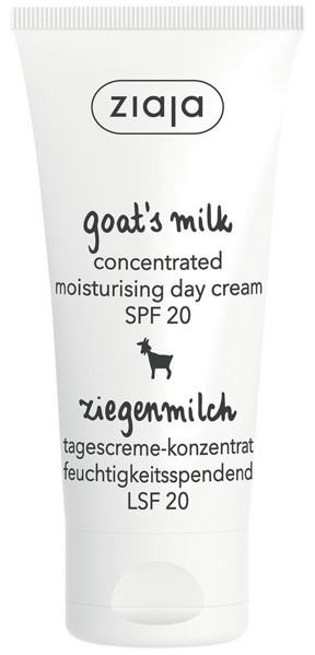 ZIAJA, ožkų pieno koncentruotas veido kremas SPF20, 50ml
