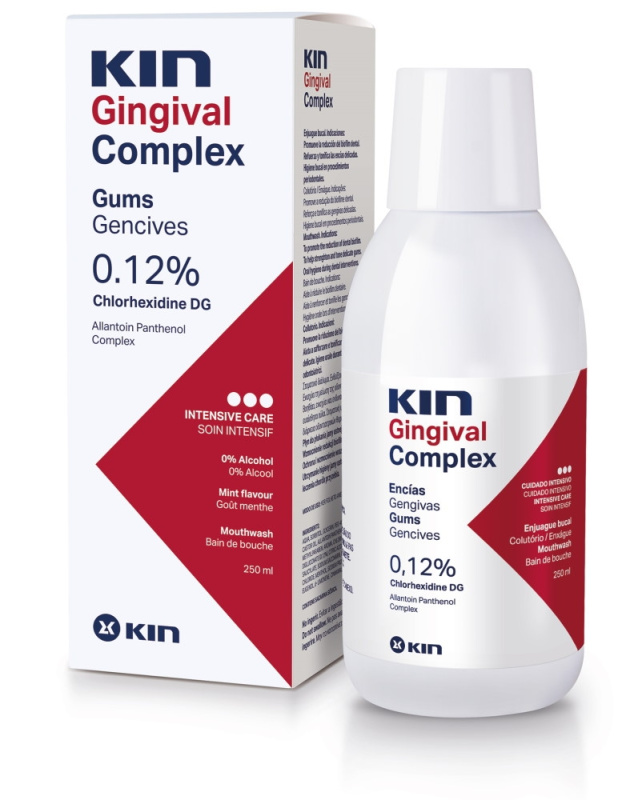 KIN Burnos skalavimo skystis kraujuojančioms dantenoms GINGIVAL, 250ml