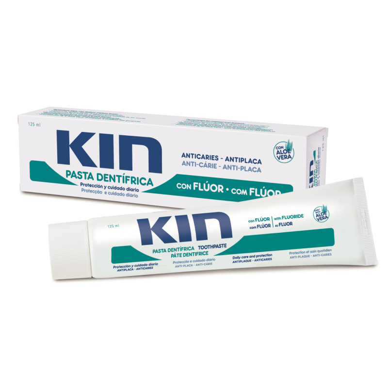 KIN Pasta do zębów z fluorem i aloesem, 125ml