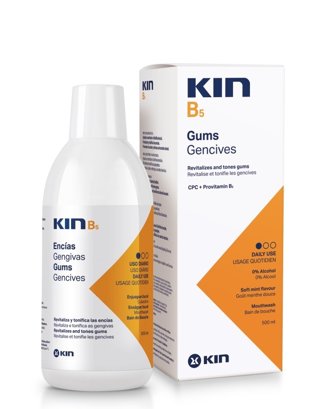 KIN B5 burnos skalavimo skystis, 500ml
