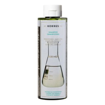 KORRES tonizuojantis šampūnas vyrams, 250 ml
