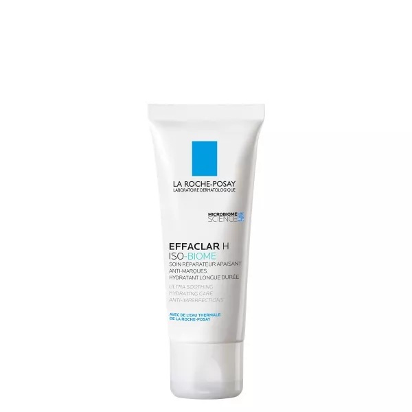 LA ROCHE-POSAY, veido kremas dehidratuotai odai EFFACLAR H ISO-BIOME, 40 ml