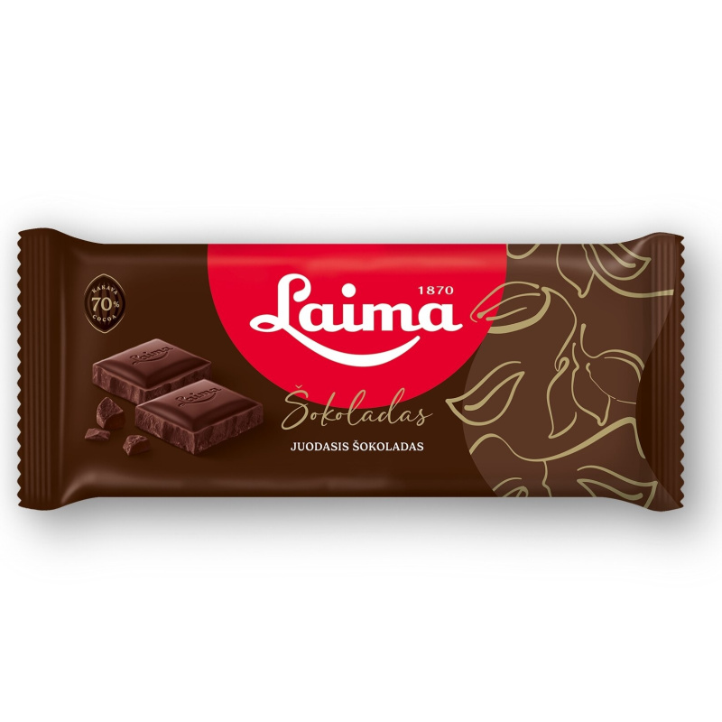 Šokoladas Laima 70%, 90g