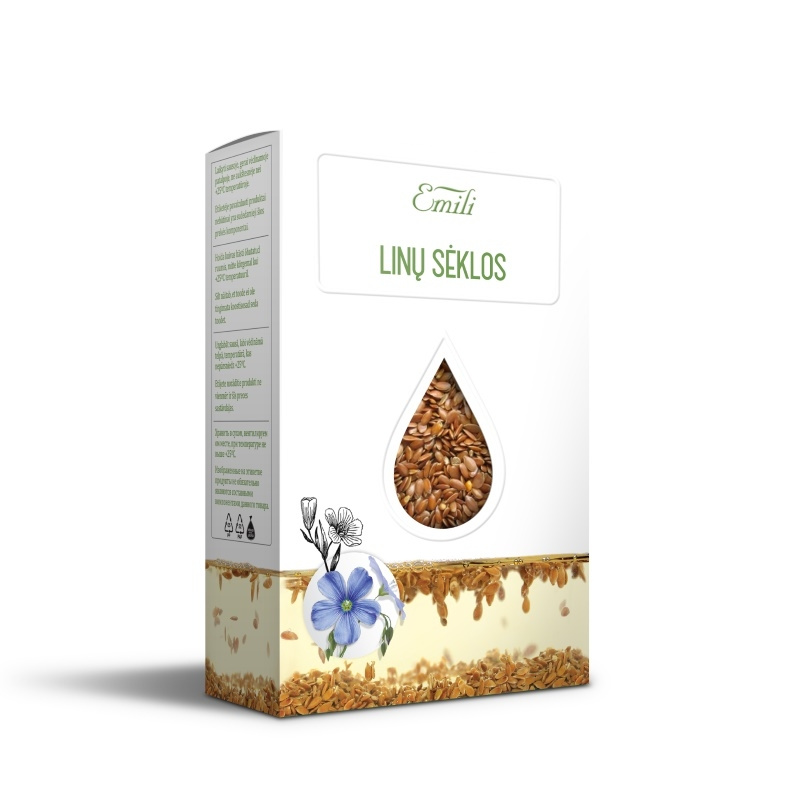 Linų sėklos (Semen Lini) 200g Emili