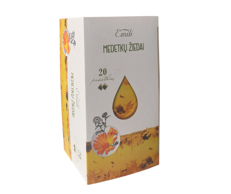 Medetkų žiedų arbata (fl. Calendulae) 1,5g N20 Emili