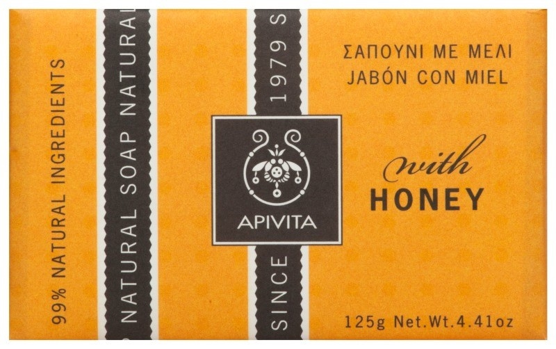 Apivita muilas Natural, su medumi ir levandomis, 125g