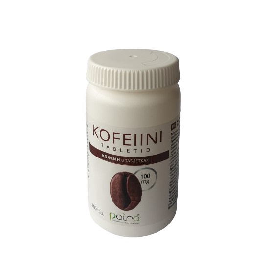 Kofein PAIRA 100mg tabletės N100