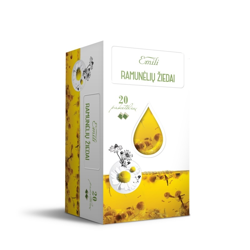 Ramunėlių arbata (fl.Chamomillae) 1,5g N20 Emili