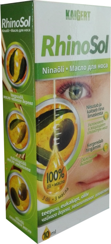 RhinoSol aliejiniai nosies lašai, 10 ml