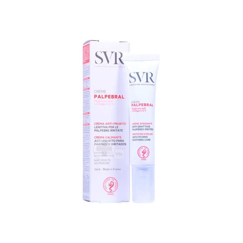 SVR, PALPEBRAL kremas akių sričiai, jautriai, atopinei odai, 15ml