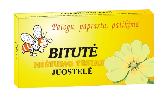 Nėštumo testo juostelė Bitutė