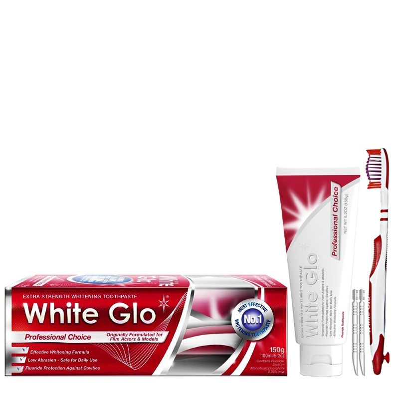 WHITE GLO wybielająca pasta do zębów PROFESJONALNY WYBÓR, 150g