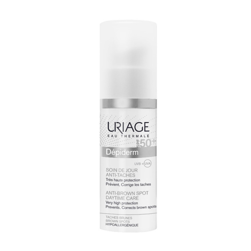 URIAGE, DEPIDERM kremas nuo pigmentinių dėmių SPF50+, 30ml