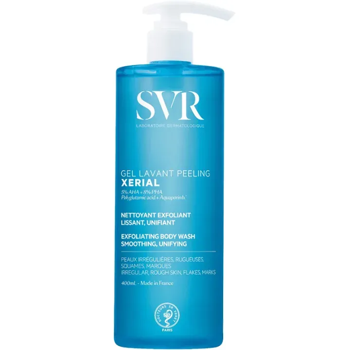 SVR, XERIAL šveičiamasis prausimosi gelis, 400ml
