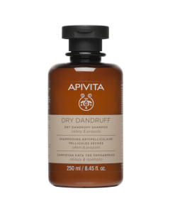 APIVITA &scaron;ampūnas, esant sausoms pleiskanoms, 250ml