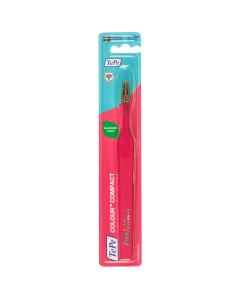 TePe Colour Compact dantų &scaron;epetėlis, rožinis, l.mink&scaron;tas, blisteris