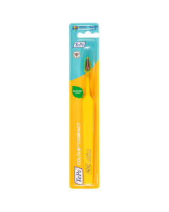 TePe Colour Compact dantų &scaron;epetėlis, geltonas, l.mink&scaron;tas, blisteris