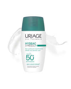 URIAGE, HYSEAC 3 REGUL+ emulsija SPF50+, 50ml