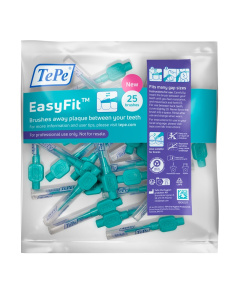 TePe, tarpdančių &scaron;epetėliai EasyFit S/M, 25 vnt., mai&scaron;elis