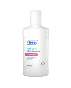 TePe, drėkinamasis burnos skalavimo skystis sausai burnai, be skonio, 500ml