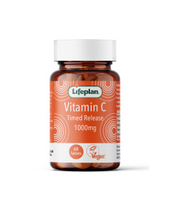 Palengva įsisavinamas vitaminas C Lifeplan, 1000 mg, N60