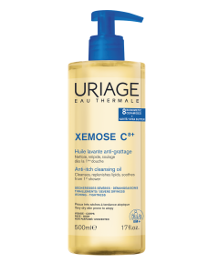 URIAGE, XEMOSE C8+ HUILE aliejinis prausiklis veidui ir kūnui, 500ml