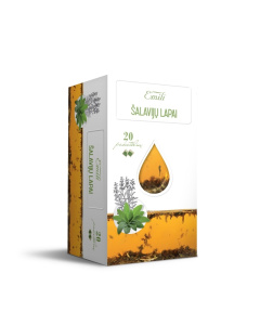 &Scaron;alavijų lapų arbata (f. Salviae) 1,5g N20 Emili