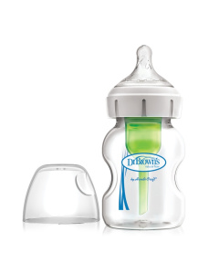 DR.BROWN'S stiklinis buteliukas OPTIONS+ plačiu kakleliu, 150ml